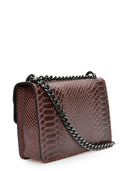 Roberta M Geanta de umar Genevieve piele naturala Visiniu