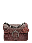 Roberta M Geanta de umar Genevieve piele naturala Visiniu