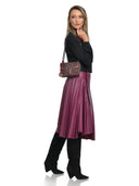 Roberta M Geanta de umar Genevieve piele naturala Visiniu