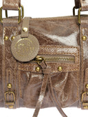 Roberta M Geanta de umar Sorana piele naturala Taupe