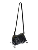 Roberta M Geanta de umar Sorana piele naturala Negru