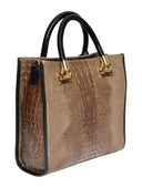 Roberta M Geanta de mana  Benedetta piele naturala Taupe