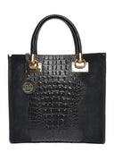 Roberta M Geanta de mana  Benedetta piele naturala Negru