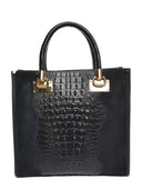 Roberta M Geanta de mana  Benedetta piele naturala Negru