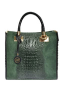 Roberta M Geanta de mana  Benedetta piele naturala verde