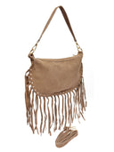 Roberta M Geanta de umar Lucienne piele naturala Taupe