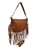 Roberta M Geanta de umar Lucienne piele naturala maro