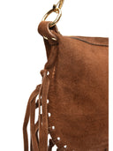Roberta M Geanta de umar Lucienne piele naturala maro