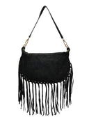 Roberta M Geanta de umar Lucienne piele naturala Negru