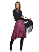 Roberta M Geanta de umar Lucienne piele naturala Negru