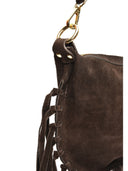 Roberta M Geanta de umar Lucienne piele naturala Maro inchis