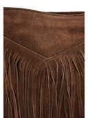 Roberta M Geanta de umar Violette piele naturala Maro inchis