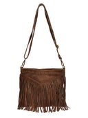 Roberta M Geanta de umar Violette piele naturala Maro inchis