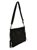 Roberta M Geanta de umar Violette piele naturala Negru