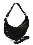 Roberta M Geanta de umar Letizia piele naturala Negru