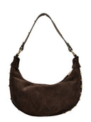 Roberta M Geanta de umar Letizia piele naturala Maro inchis