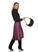 Roberta M Geanta de umar Letizia piele naturala Maro inchis