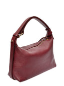 Roberta M Geanta de umar Rosa  piele naturala Bordo