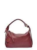 Roberta M Geanta de umar Rosa  piele naturala Bordo