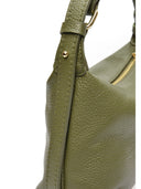 Roberta M Geanta de umar Rosa  piele naturala Verde militar