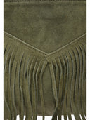 Roberta M Geanta de umar Violette piele naturala Verde militar