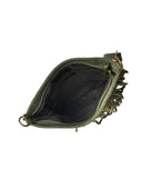 Roberta M Geanta de umar Violette piele naturala Verde militar