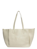 Borsa a tracolla Iulia beige in vera pelle