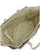 Borsa a tracolla Iulia beige in vera pelle