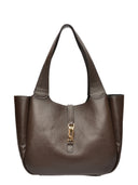 Roberta M Geanta de umar Larisa piele naturala Maro inchis