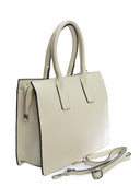 Borsa tote Lidia beige in vera pelle