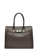 Roberta M Geanta de mana  Lidia piele naturala Maro inchis