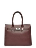 Roberta M Geanta de mana  Lidia piele naturala Visiniu