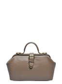 Anna Luchini Geanta de mana Brunella piele naturala -Taupe