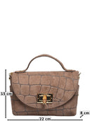 Roberta M Geanta de mana Cleo -Taupe