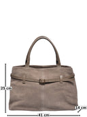 Roberta M Geanta de mana Greer -Taupe