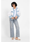 Jacheta bleu cloud Alb albastru