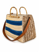 Sofia Cardoni Geanta de plaja Hestia straw-Roz