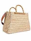 Sofia Cardoni Geanta de plaja Baby Hestia straw-Bej