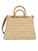 Sofia Cardoni Geanta de plaja Baby Hestia straw-Bej
