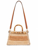 Sofia Cardoni Geanta de plaja Baby Hestia straw-Albastru