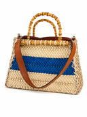 Sofia Cardoni Geanta de plaja Baby Hestia straw-Roz