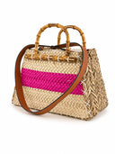 Sofia Cardoni Geanta de plaja Baby Hestia straw-Maro