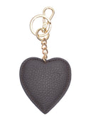 Roberta M Charm Cuore pelle naturale Marrone