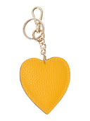 Roberta M Charm Cuore in pelle naturale Giallo