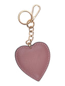 Roberta M Charm Cuore in pelle naturale rosa antico