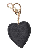 Roberta M Charm Cuore pelle naturale Nero
