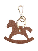 Borsa a mano Roberta M Charm in vera pelle marrone
