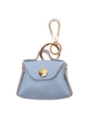 Roberta M Charm Mini pelle naturale Azzurro
