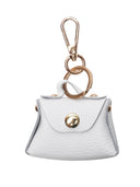 Roberta M Charm Mini pelle naturale Bianca