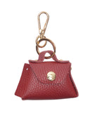 Roberta M Charm Mini pelle naturale Rosso